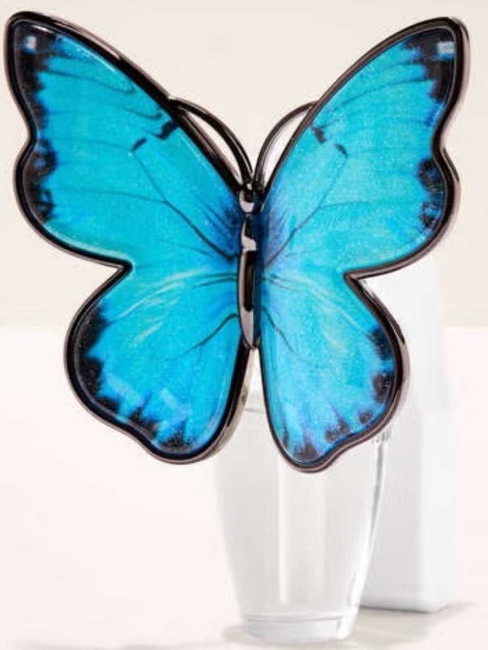NEW Bath & Body Works Blue Butterfly Plug-In Nightlight Wallflower Scent Control